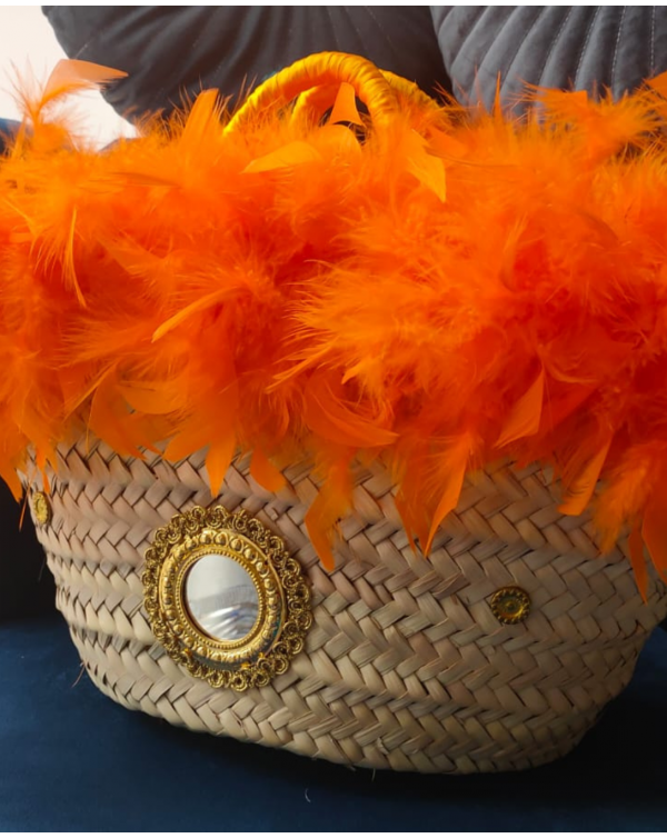 Orange Feather Coffa
