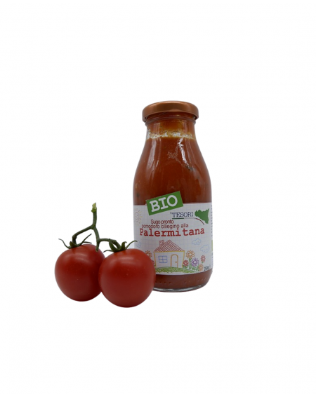 Sugo pronto pomodoro ciliegino alla Palermitana BIO