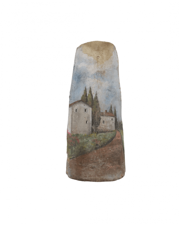 Tegola di Caltagirone decorata...