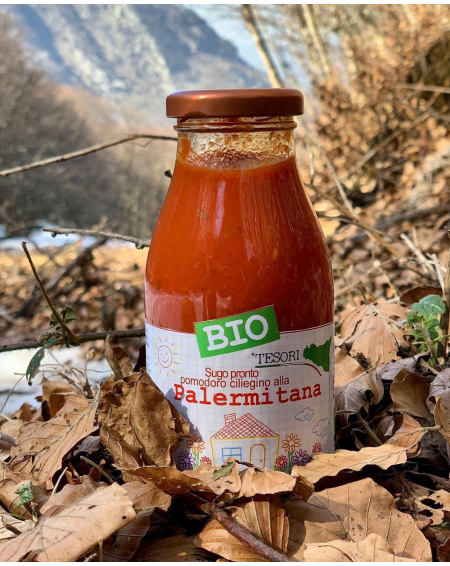 Sugo pronto pomodoro ciliegino alla Palermitana BIO