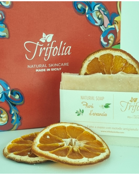 BOX TRIFOLIA Olio d'oliva, agrumi e mandorle