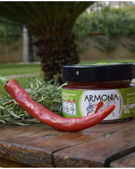 ARMONIA Confettura di Peperoni e Peperoncini piccanti