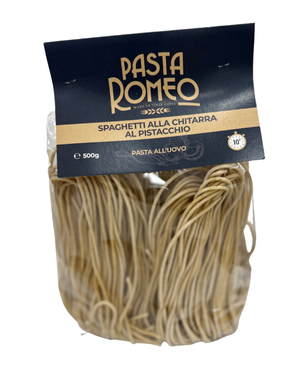 Spaghetti alla Chitarra al Pistacchio