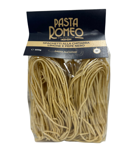 Spaghetti alla Chitarra al Limone e Pepe Nero