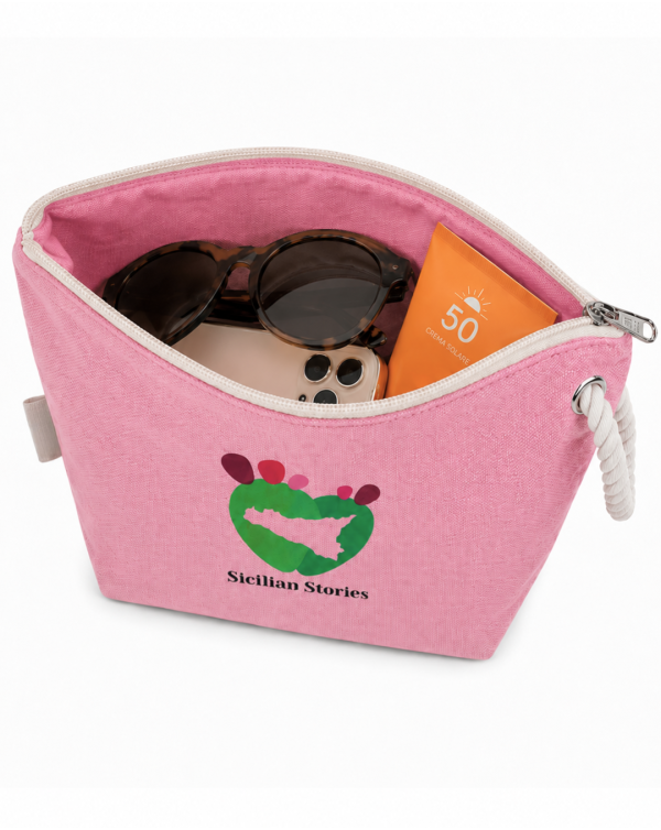Sicilian Stories Pink Clutch Bag