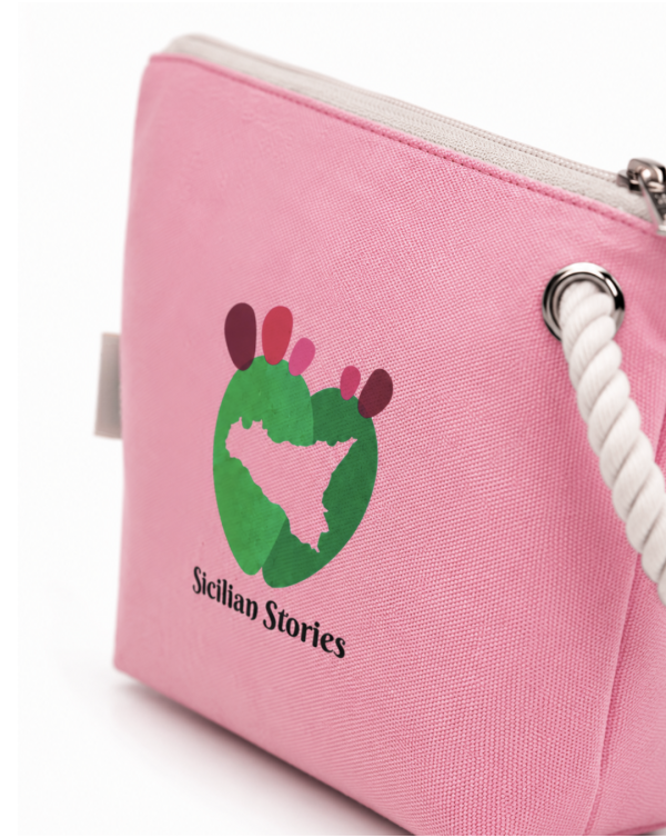 Sicilian Stories Pink Clutch Bag