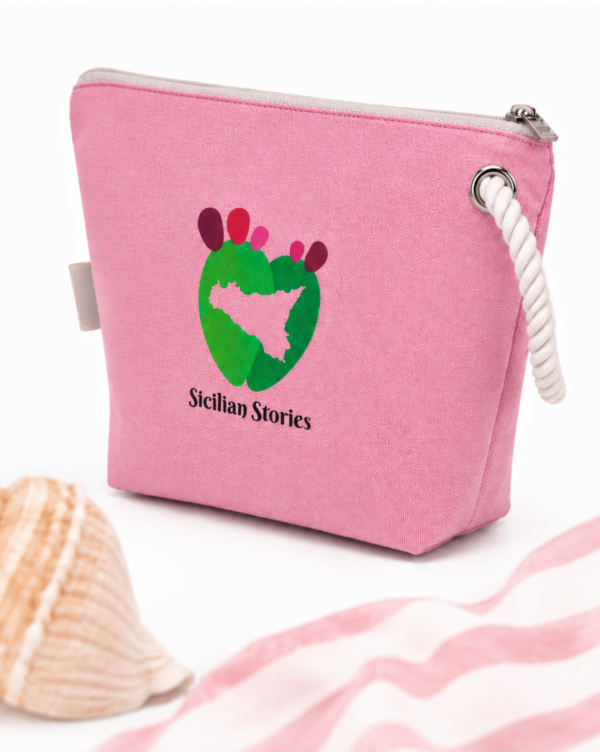 Sicilian Stories Pink Clutch Bag