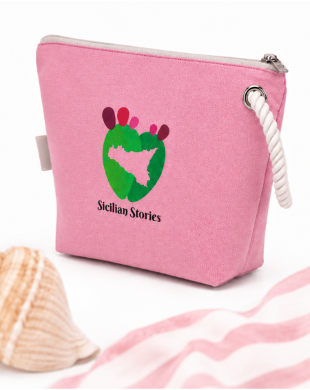 Sicilian Stories Pink Clutch Bag