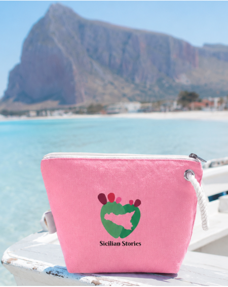 Sicilian Stories Pink Clutch Bag