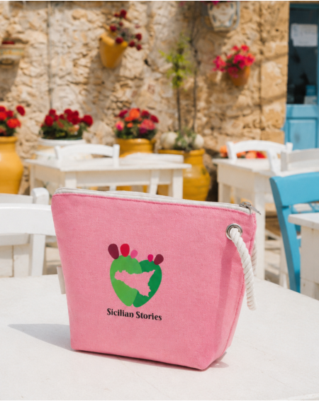 Sicilian Stories Pink Clutch Bag