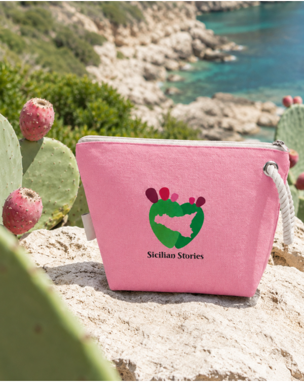 Sicilian Stories Pink Clutch Bag