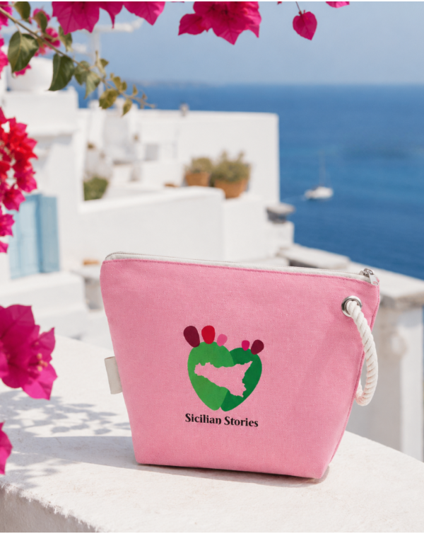 Sicilian Stories Pink Clutch Bag