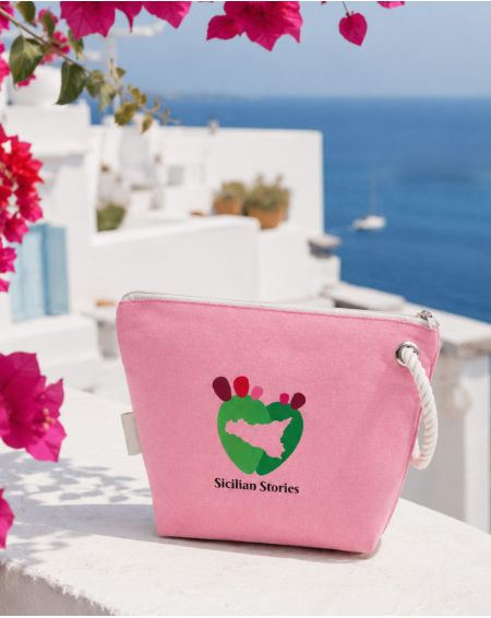 Sicilian Stories Pink Clutch Bag