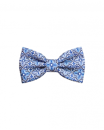 Papillon Cementini bianco/blu